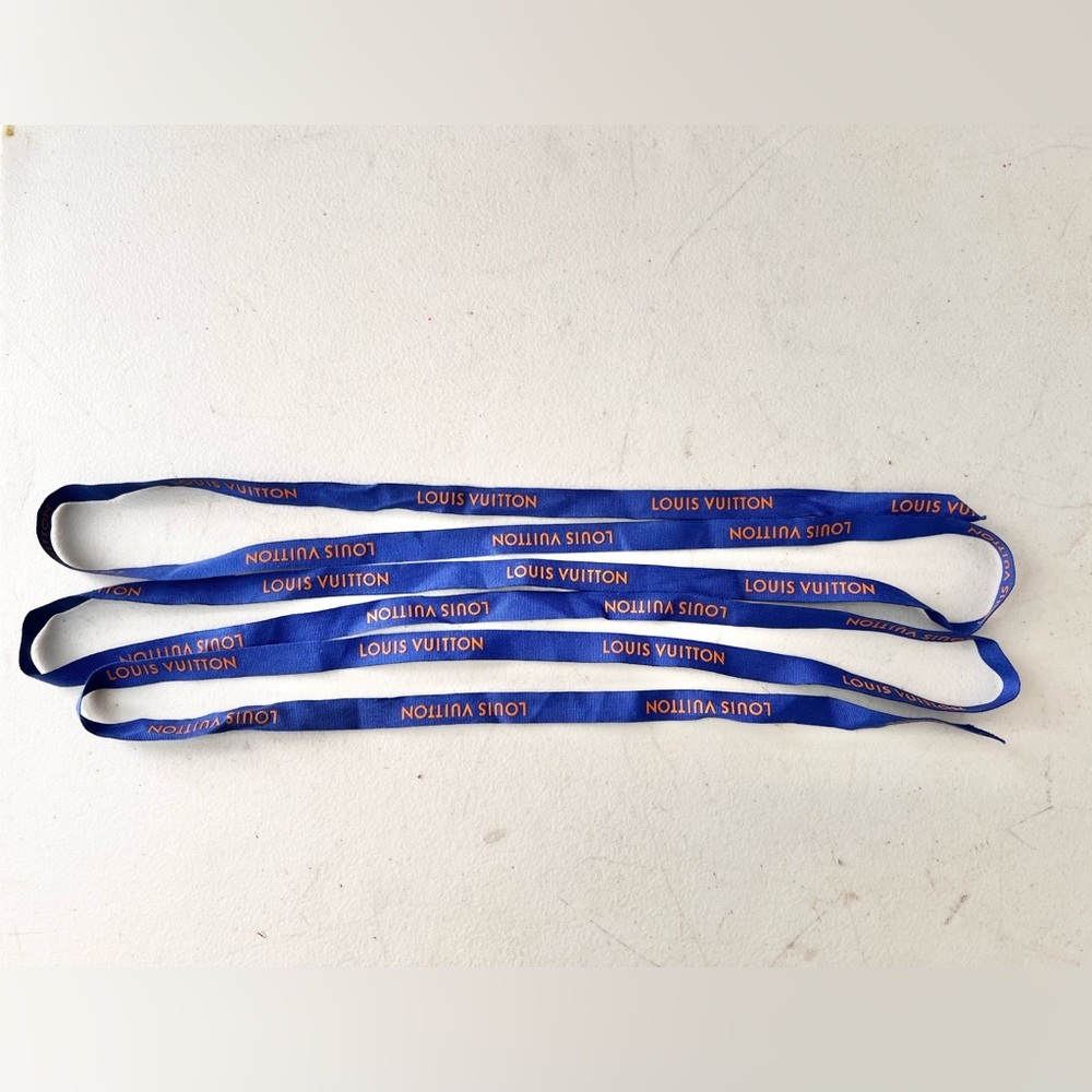 Authentic Louis Vuitton Ribbon Blue 94” Long